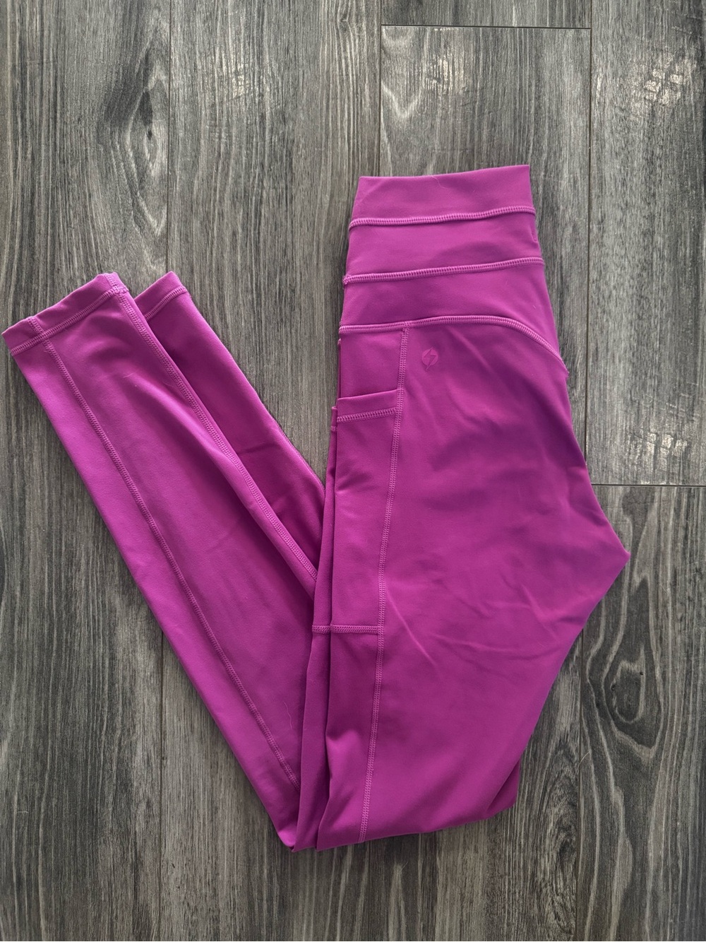POPFLEX Cargo Leggings XS Royal Orchid Purple High Rise 29” Pockets NWOT